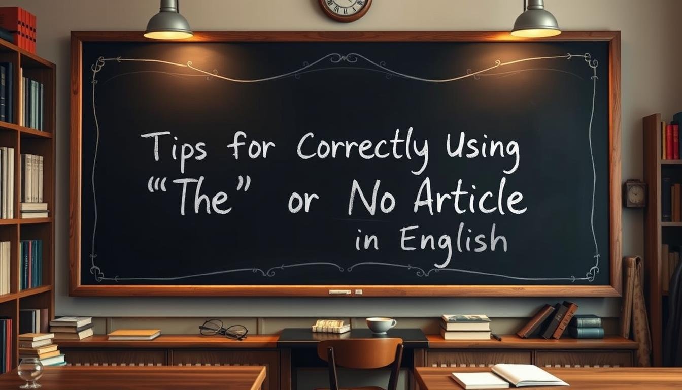 Tips for Correctly Using 'The' or No Article in English